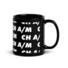 CH A/M Black Glossy Mug